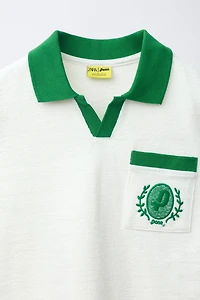 EMBROIDERED PENN © POLO SHIRT