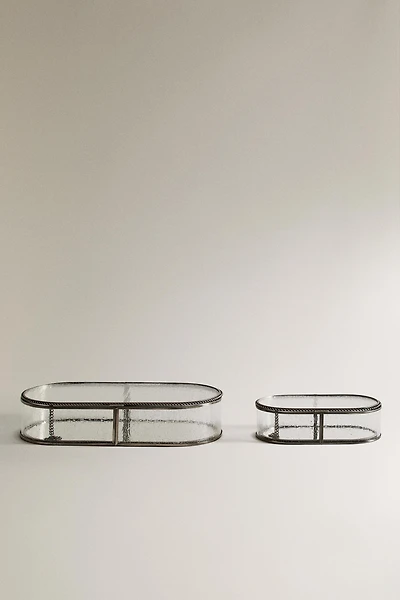 BOÎTE OVALE EN VERRE