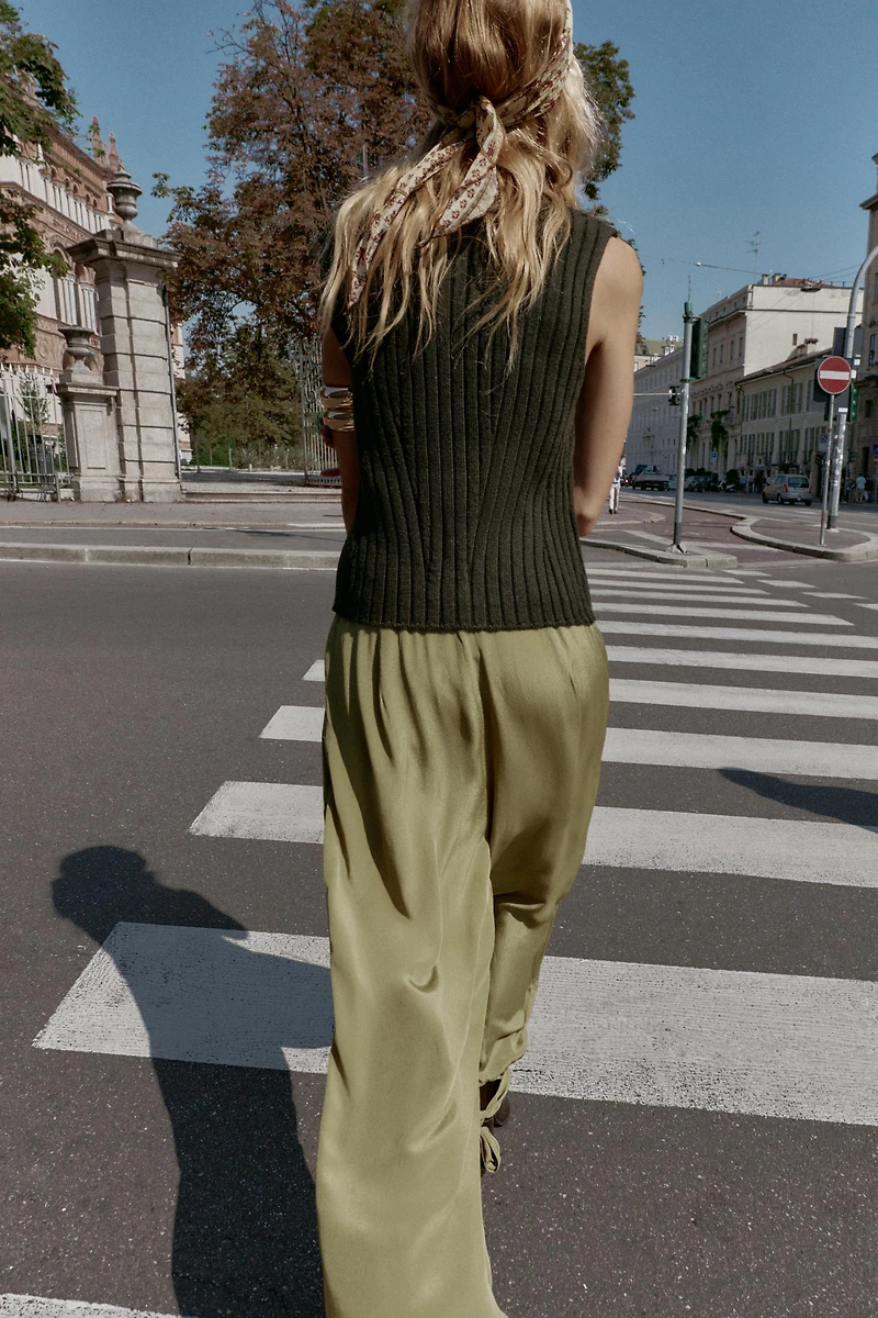30% WOOL RIB TOP