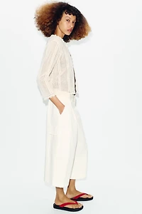 GILET EN MAILLE POINTELLE