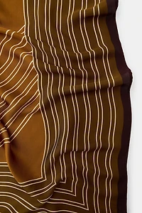 FOULARD À IMPRIMÉ RAYURES