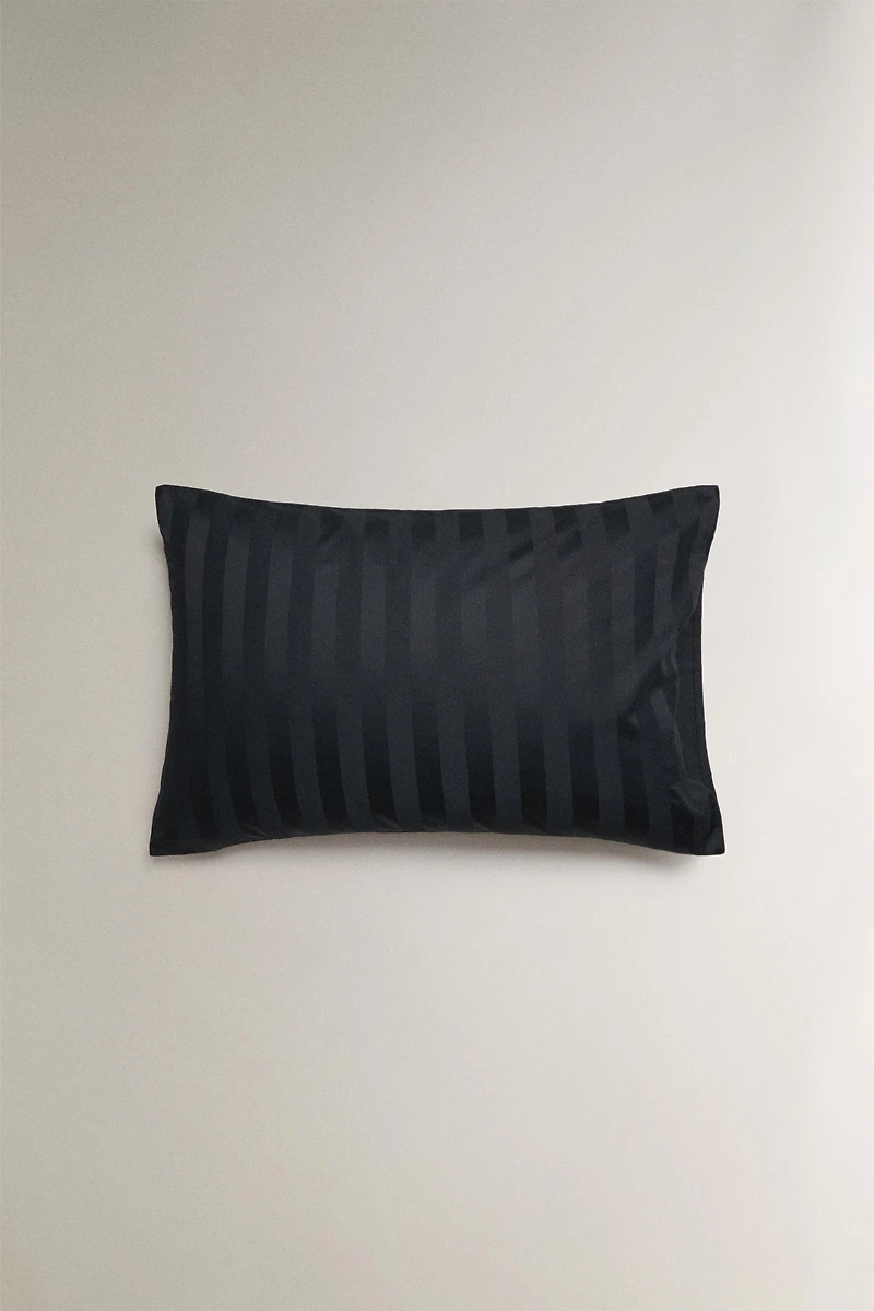 STRIPED SATEEN PILLOWCASE (500 THREAD COUNT)