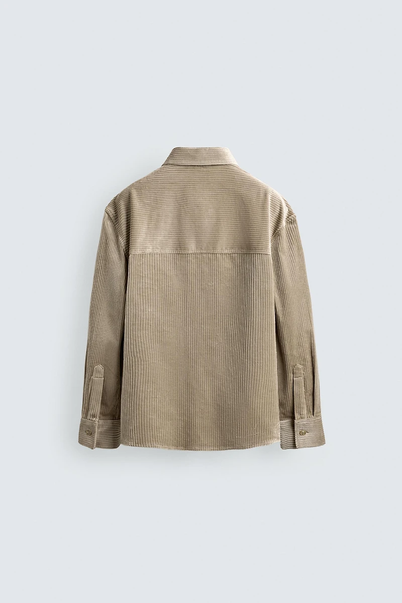 RELAXED FIT CORDUROY OVERSHIRT