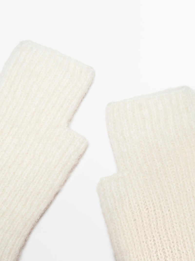 Alpaca blend mittens