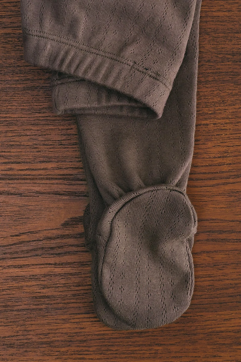 ZARA TIMELESS - LEGGING POINTELLE