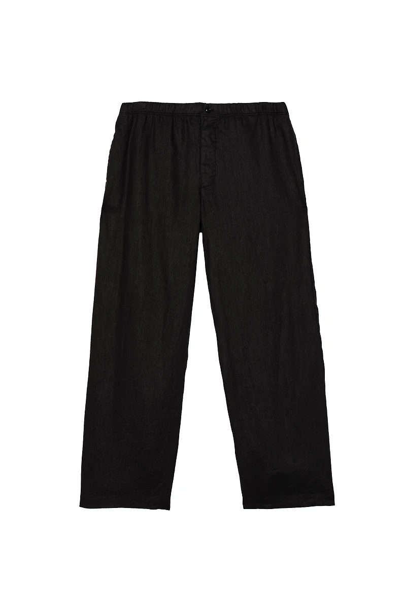 PANTALON RELAXED FIT 100 % LIN