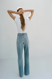 JEAN TRF COUPE LARGE TAILLE HAUTE