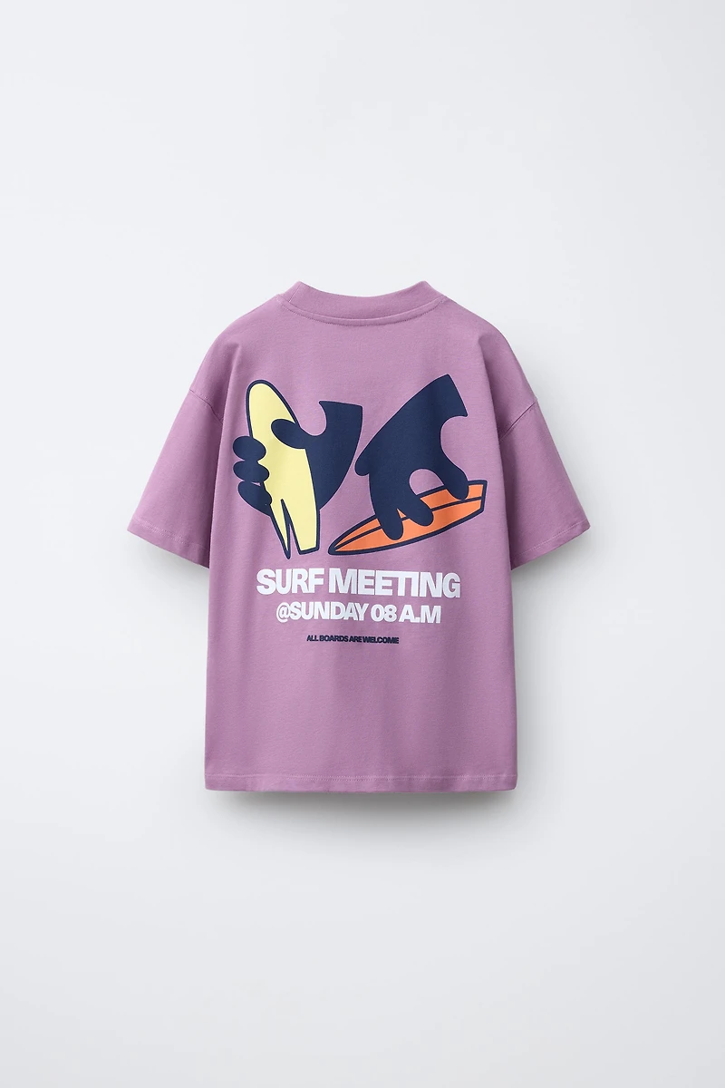 T-SHIRT À IMPRIMÉ SURF