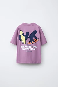 T-SHIRT À IMPRIMÉ SURF