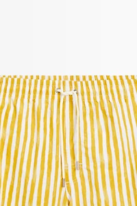 Striped printed swimming trunks