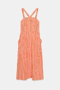 ZW COLLECTION STRIPED MIDI DRESS