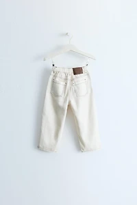 ZARA TIMELESS - STRAIGHT TWILL PANTS WITH CONTRAST TOPSTITCHING