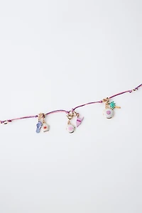 INTERCHANGEABLE MULTI-CHARM NECKLACE