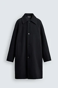 MANTEAU STRUCTURÉ AVEC LAINE