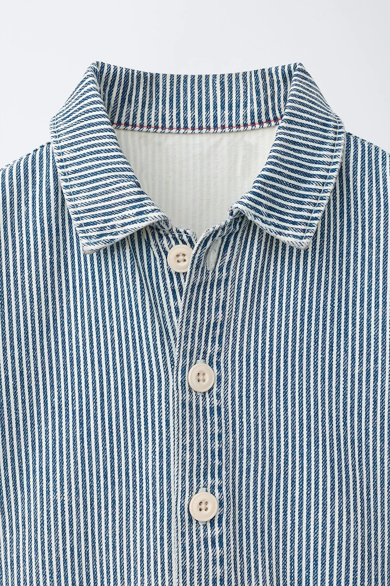 STRIPED OVERSHIRT