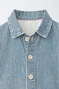STRIPED OVERSHIRT