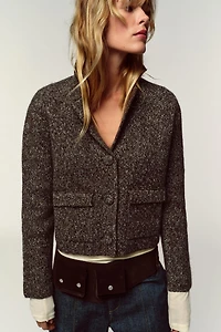GILET EN MAILLE JASPE