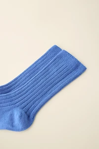 RIBBED LONG SOCKS CREATED BY CARAMEL LONDON X ZARA