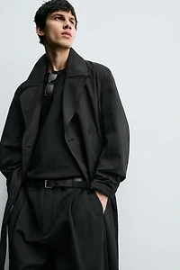 OVERSIZED FIT TRENCH COAT