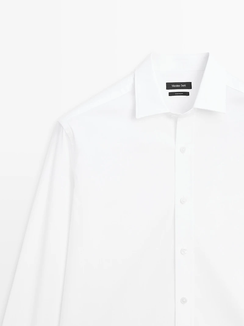 Regular fit stretch shirt