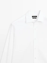 Regular fit stretch shirt