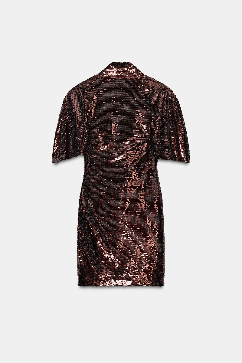 SHORT SEQUIN DRESS