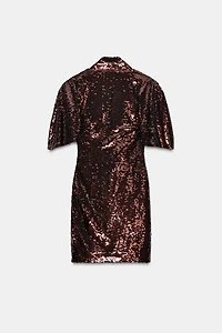 SHORT SEQUIN DRESS