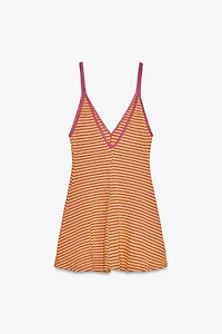 JACQUARD SHORT DRESS