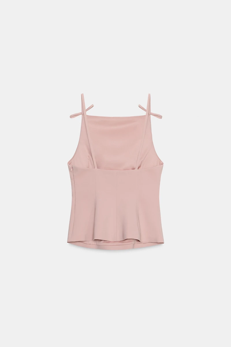 BOW STRAP TOP