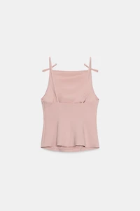 BOW STRAP TOP