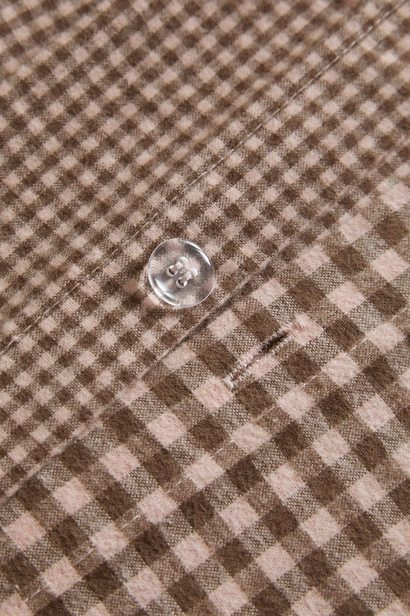 HOUSSE DE COUETTE ENFANT EN FLANELLE VICHY