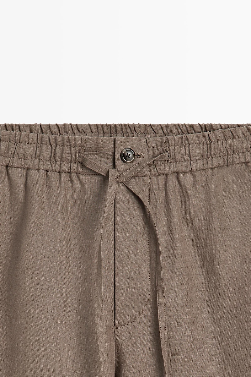 100% linen relaxed fit pants
