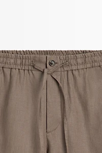 100% linen relaxed fit pants