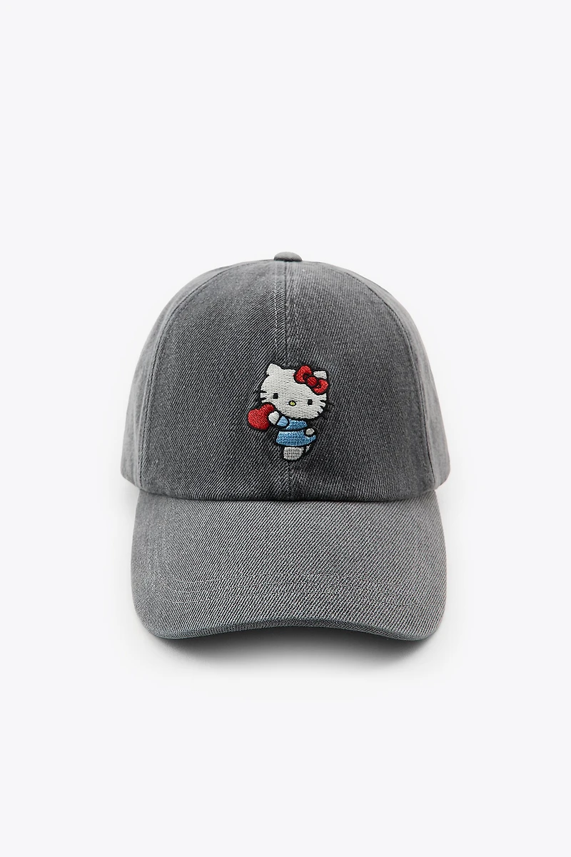 HELLO KITTY © 2025 SANRIO DENIM CAP