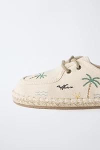 EMBROIDERED ESPADRILLES
