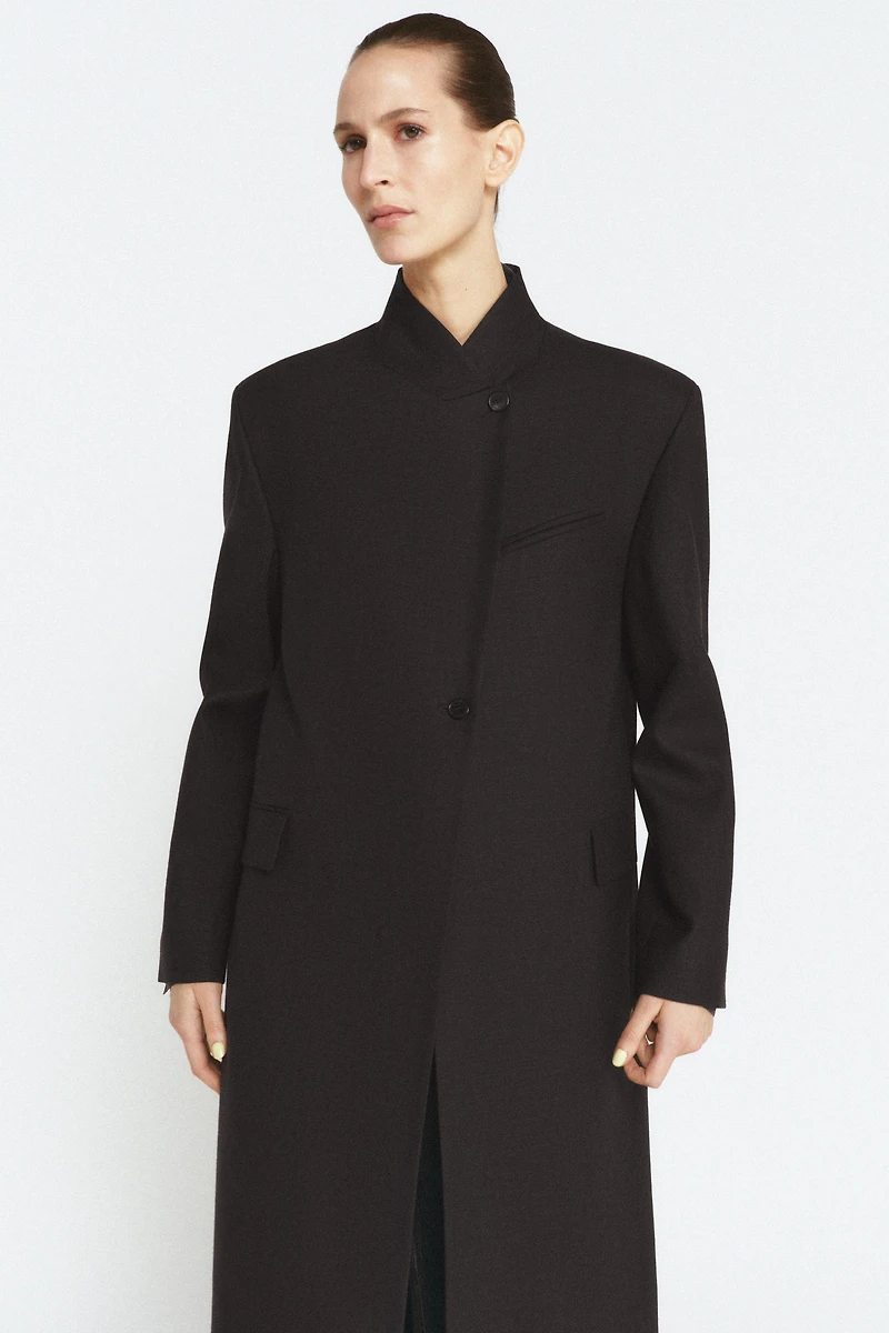 ZW COLLECTION LIMITED EDITION WOOL BLEND FROCK COAT