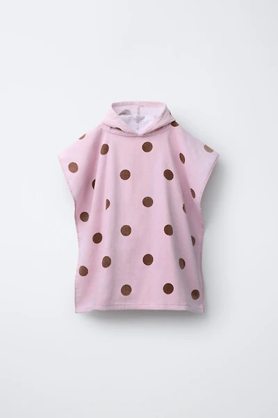 PONCHO SERVIETTE À POIS