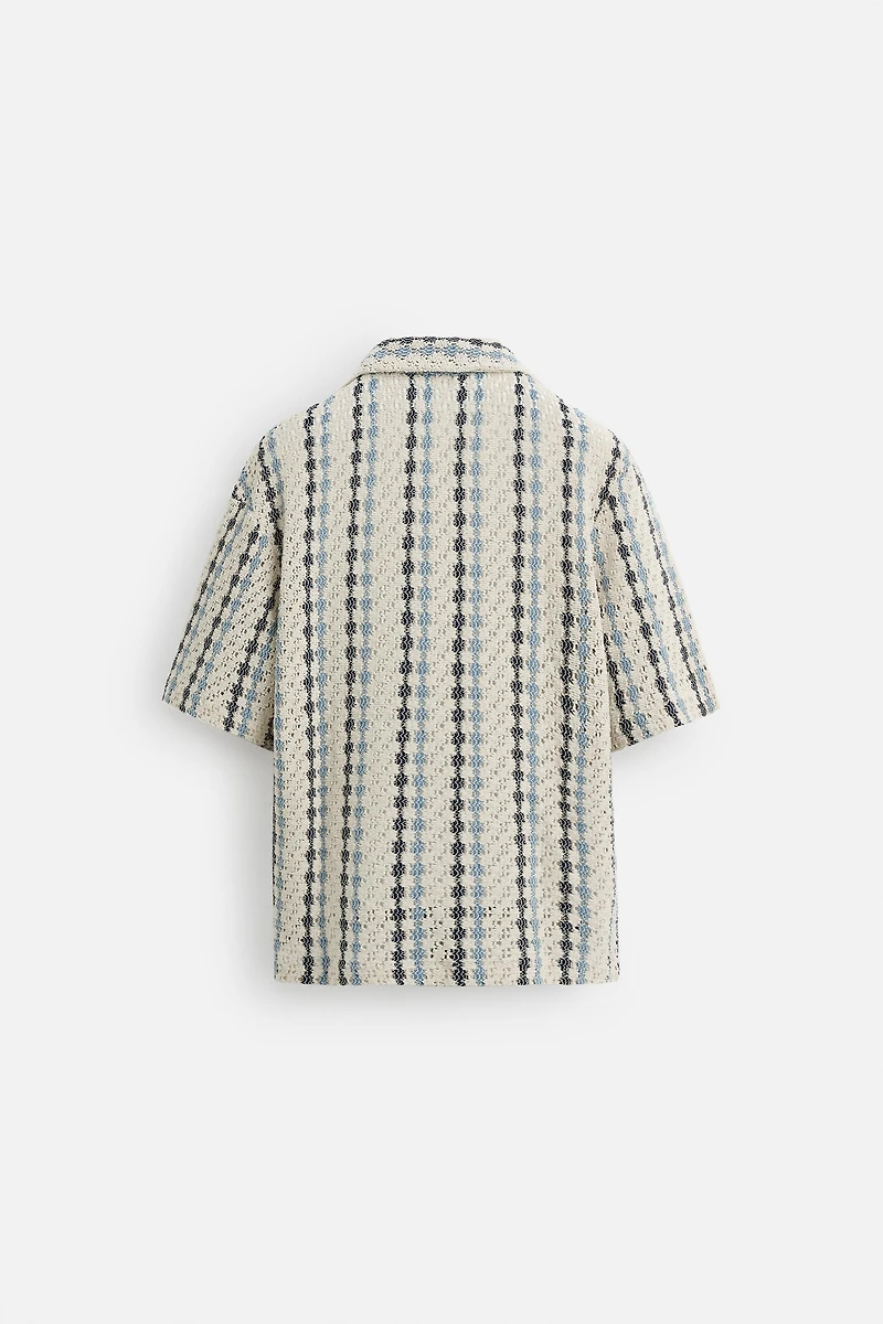 CHEMISE STRUCTURÉE CROCHET