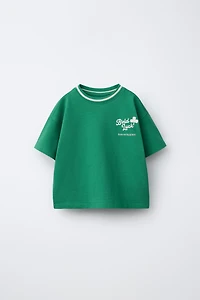 TEXT AND CLOVER T-SHIRT