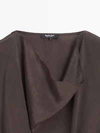 Top nuisette à dentelle