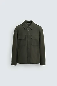 COMFORT TEXTURED OVERSHIRT