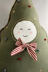 CHILDREN'S THROW PILLOW CHRISTMAS TREE