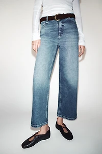 Z1975 HIGH-WAISTED CULOTTE JEANS WITH BELT