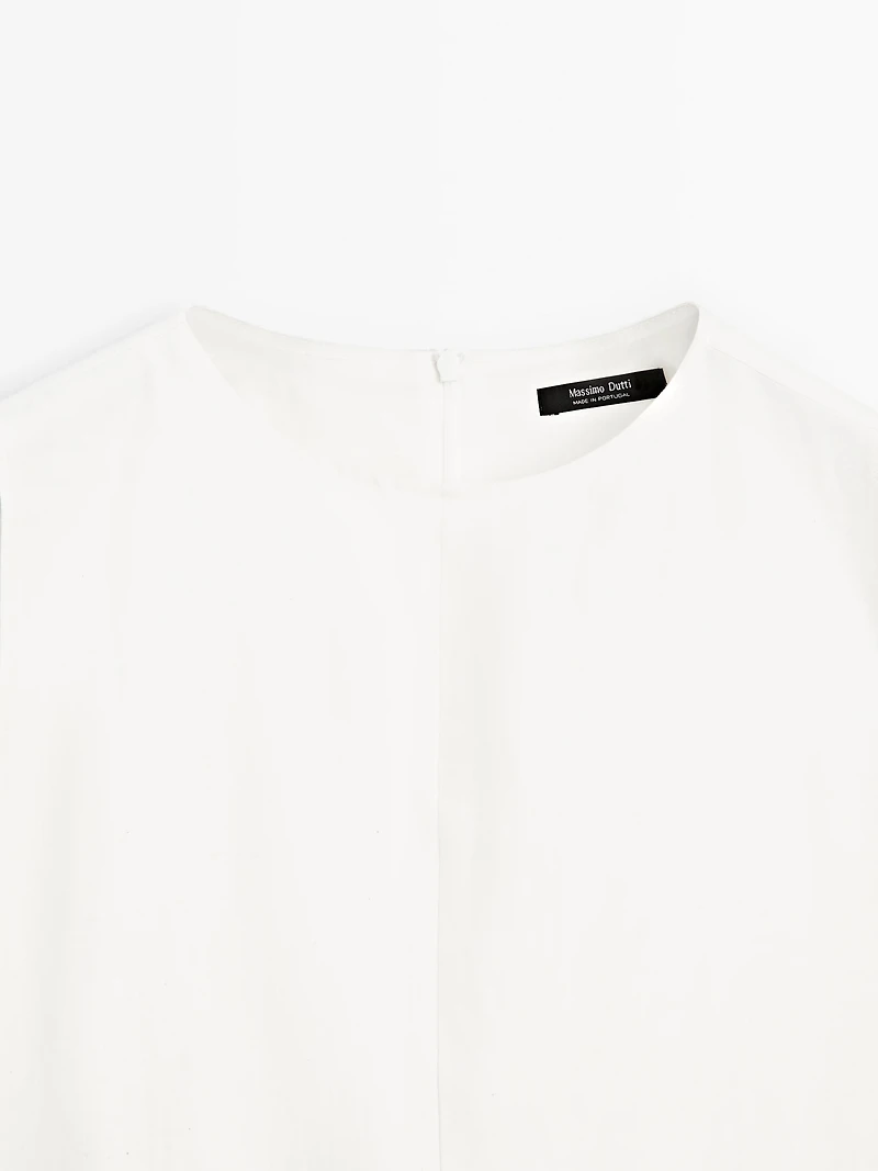 Robe midi avec ceinture