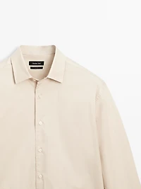 Regular fit stretch shirt