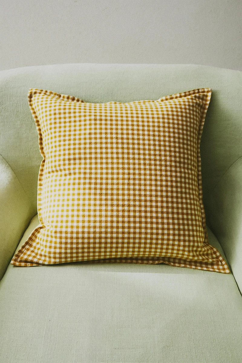 HOUSSE DE COUSSIN VICHY