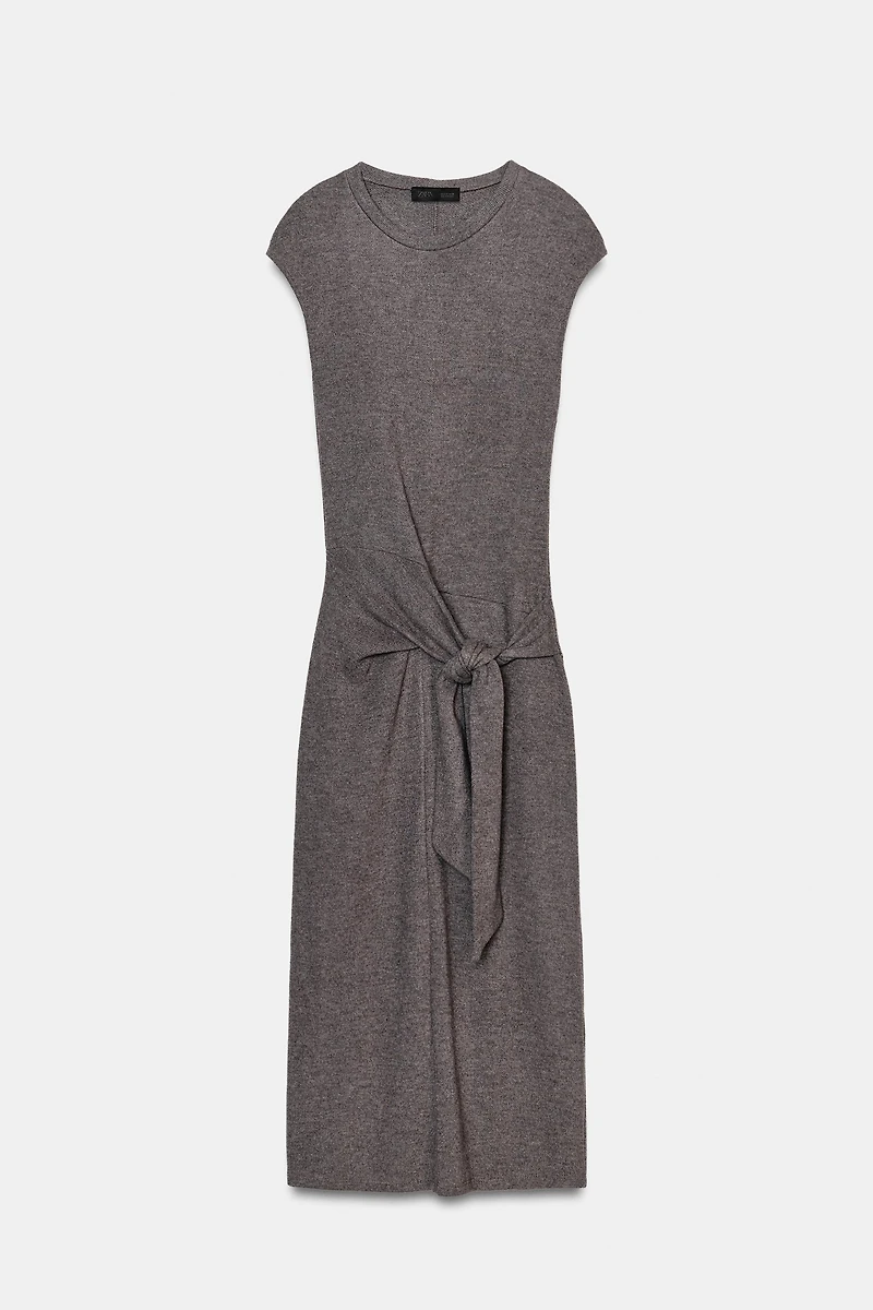 SOFT KNOTTED DRESS