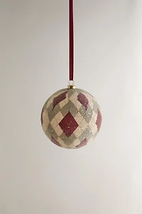 DÉCO SAPIN BOULE LOSANGES NOËL