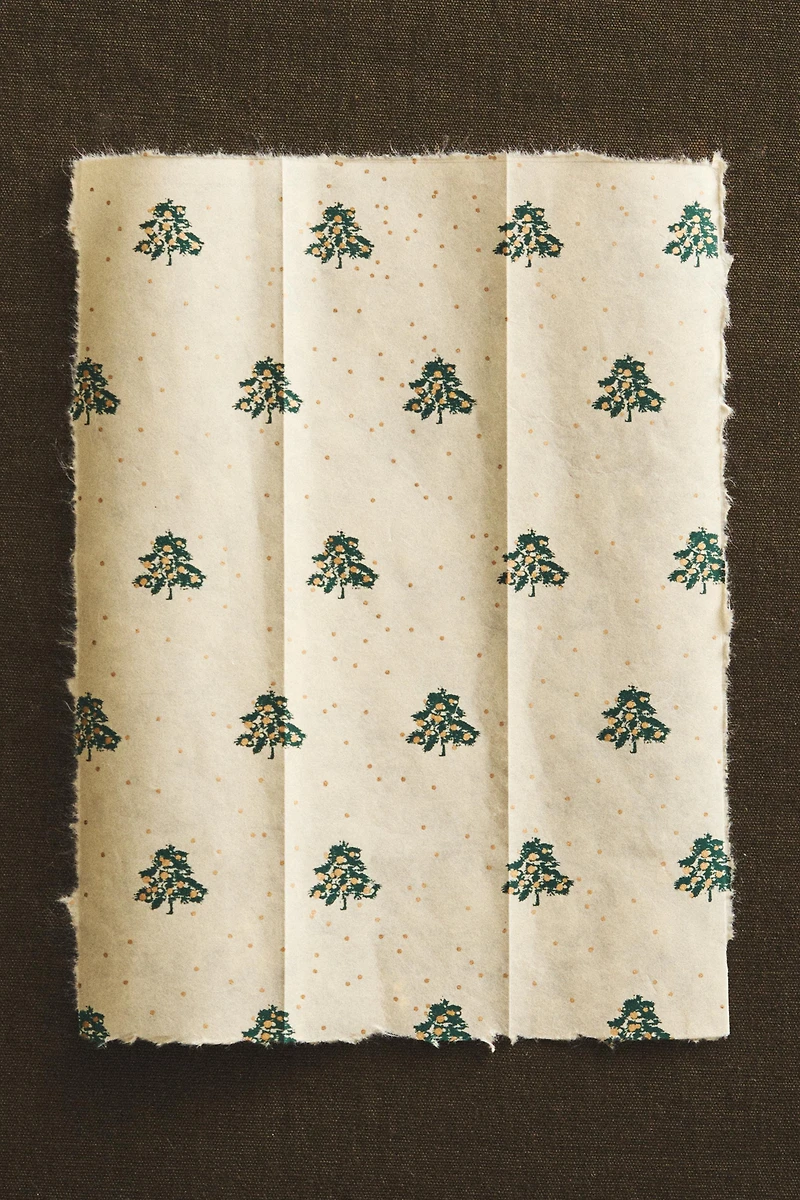 PAPIER CADEAU SAPINS DE NOËL