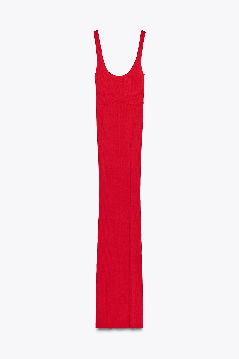 FITTED KNIT DRESS